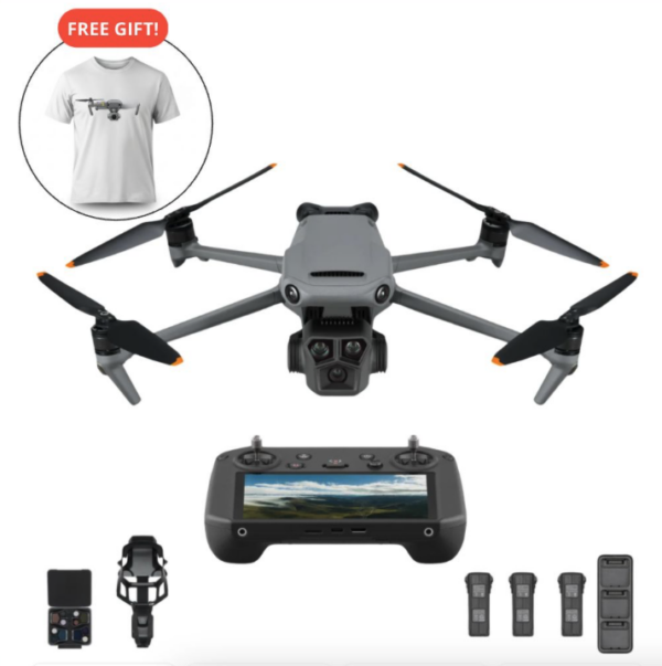 MavicPro Racam Edition – Drone with Triple 4K Full HD Camera + Remote Control and 3 Extra Batteries